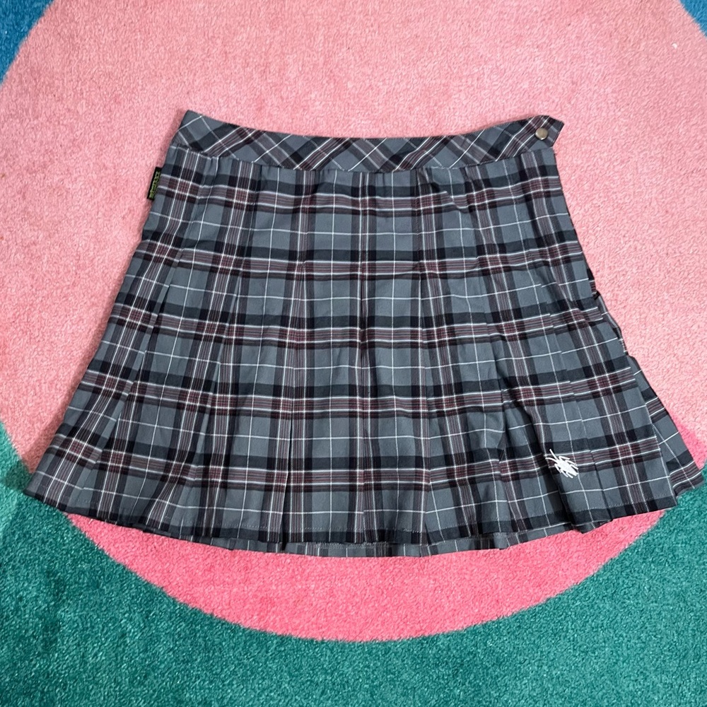Beetlejuice Beetlejuice Plaid Skirt Astrid Pleated Uniform Goth Emo Academia